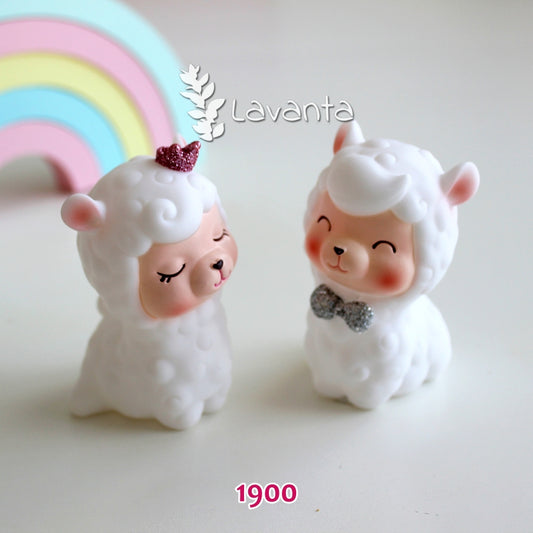 Prens ve Prenses Kuzu İkili Set Silikon Kalıbı