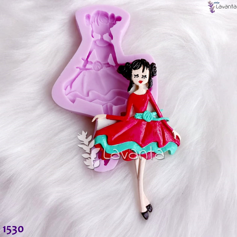 Prenses Kız Silikon Kalıbı