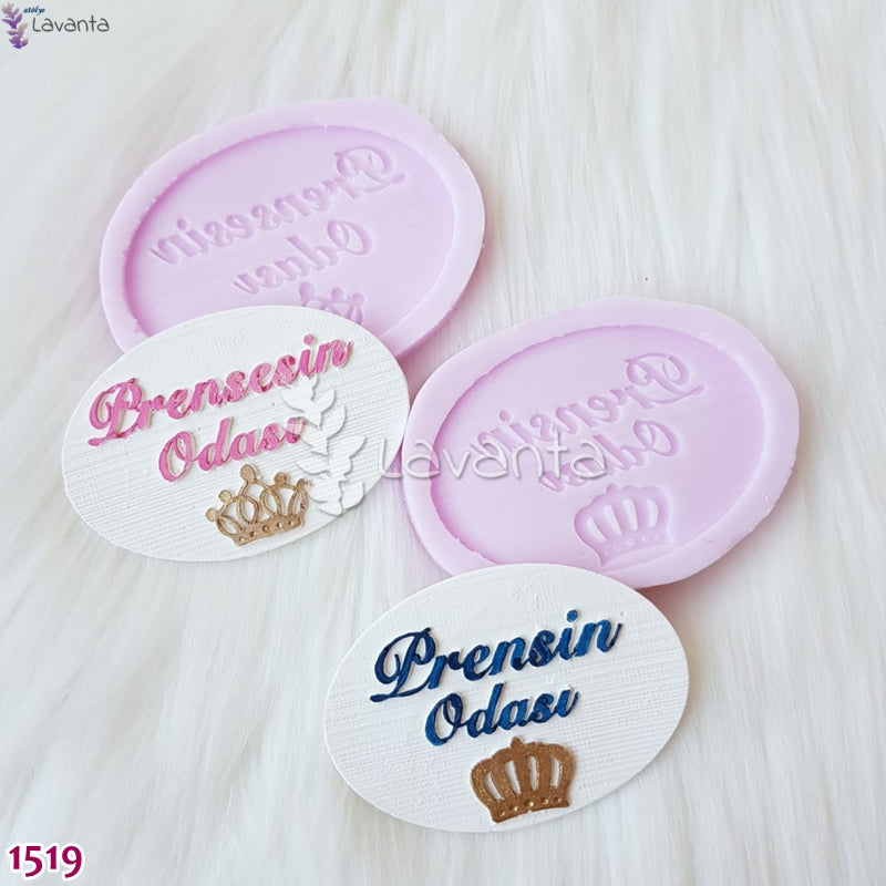 Prenses ve Prens Etiket Kokulu Taş Kalıpları