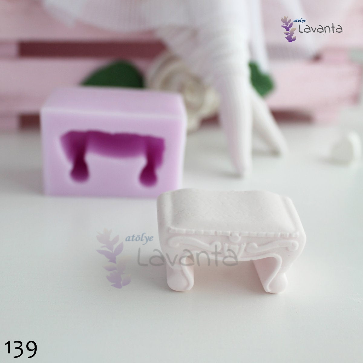 Puf Kokulu Taş Silikon Kalıbı