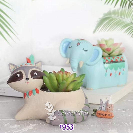 Rakun Saksı Silikon Kalıbı