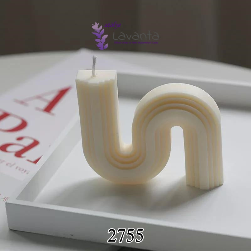 S Şekilli Mum Kalıbı