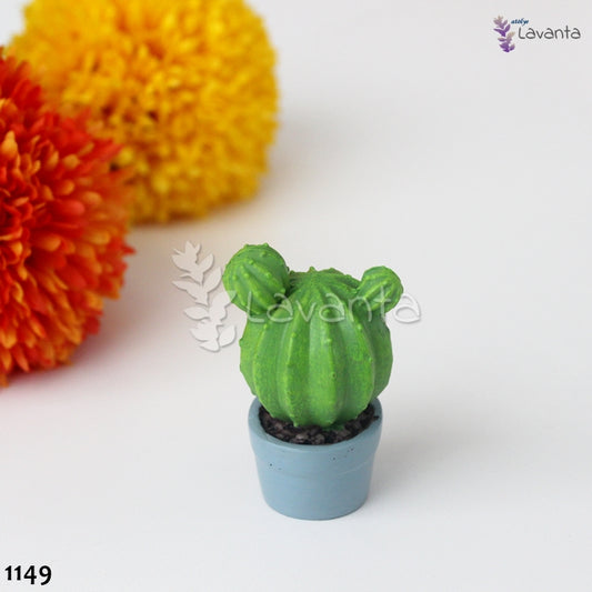 Saksıda Yavru Kaktüs Silikon Kalıbı