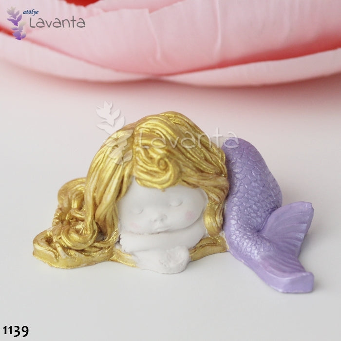 Sarılı Deniz Kızı Silikon Kalıbı