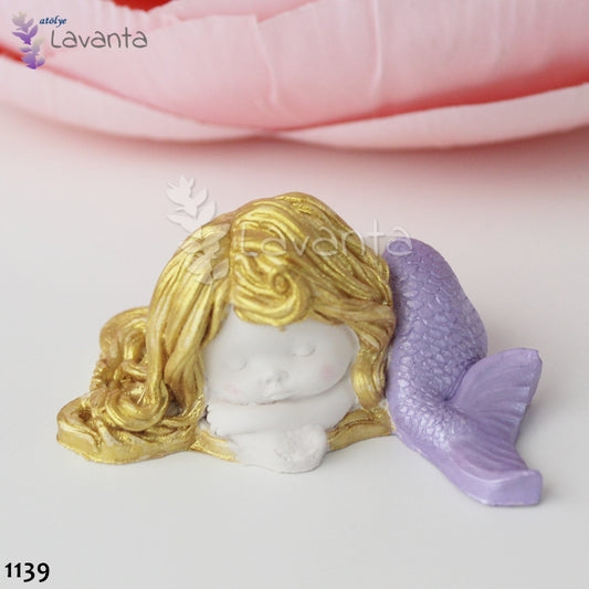 Sarılı Deniz Kızı Silikon Kalıbı