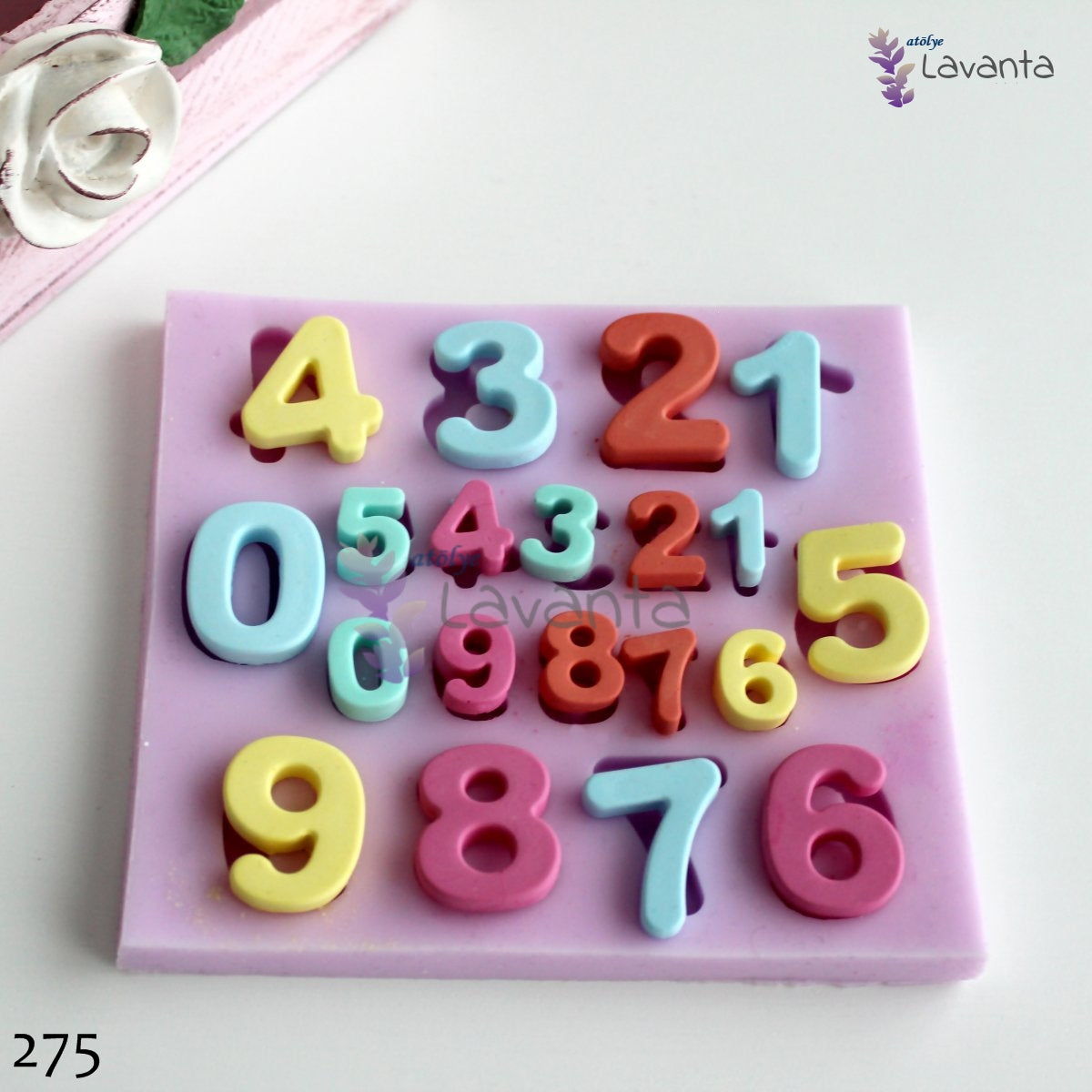 Sayı Seti Silikon Kalıbı