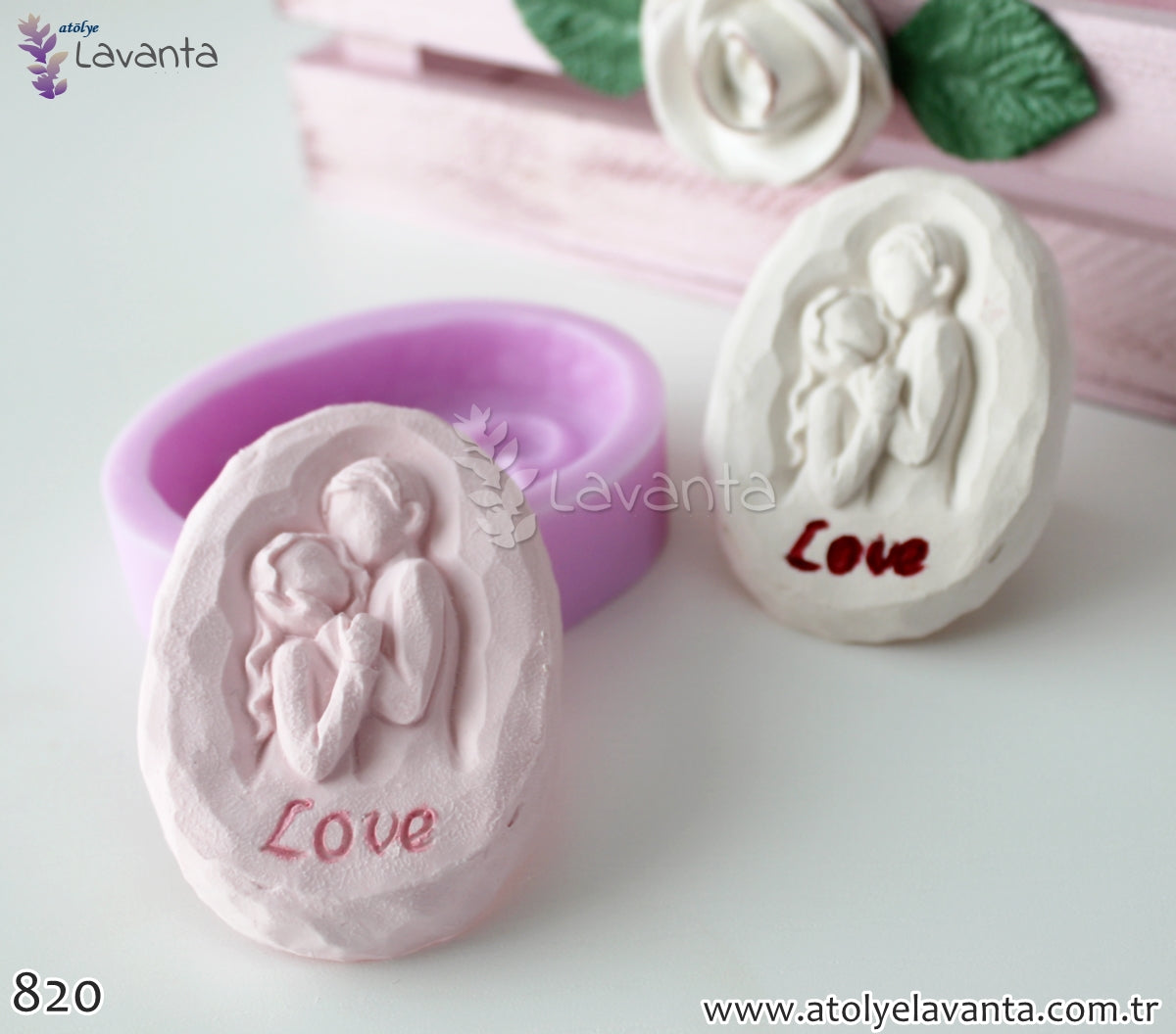 Sevgililer Love Silikon Kalıbı