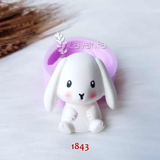 Sevimli Tavşan Silikon Kalıbı
