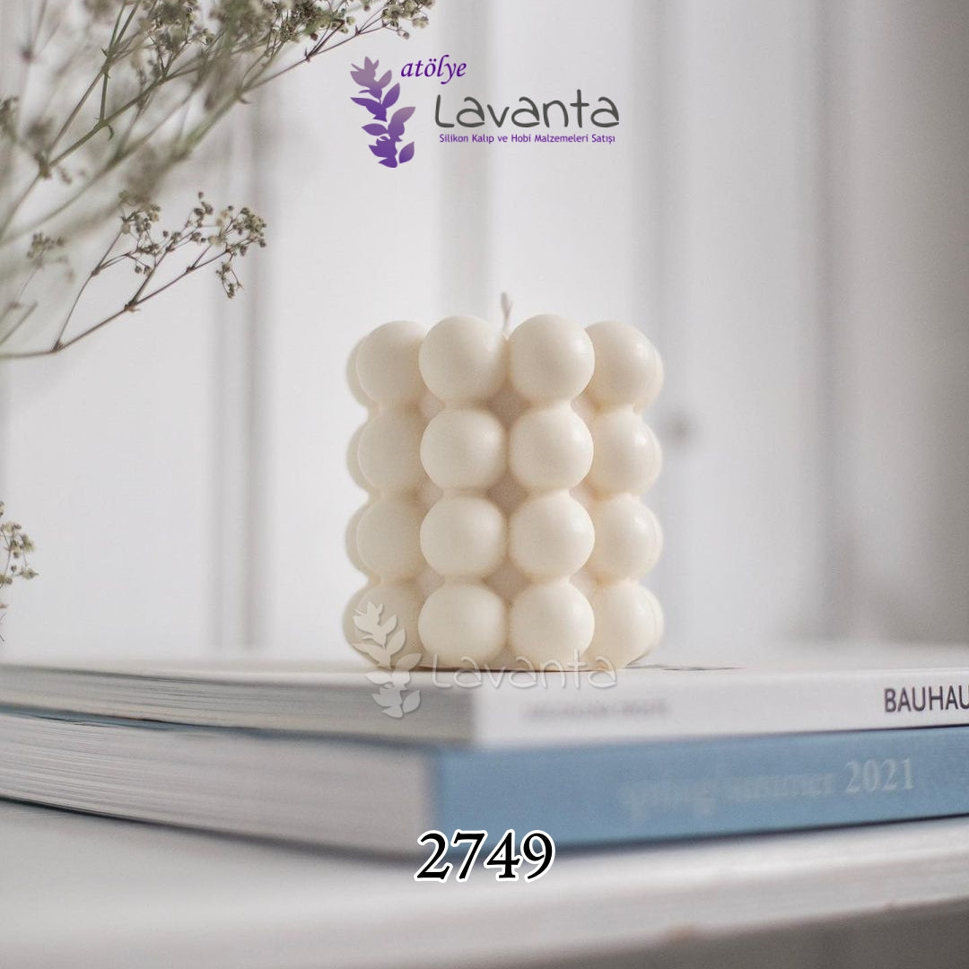 Silindir Bubble Mum Kalıbı