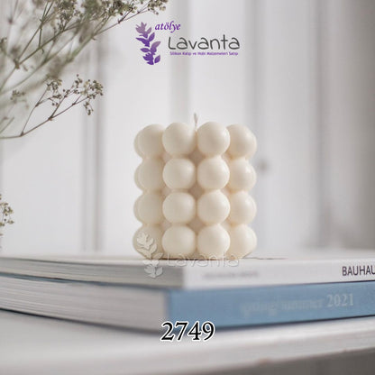 Silindir Bubble Mum Kalıbı