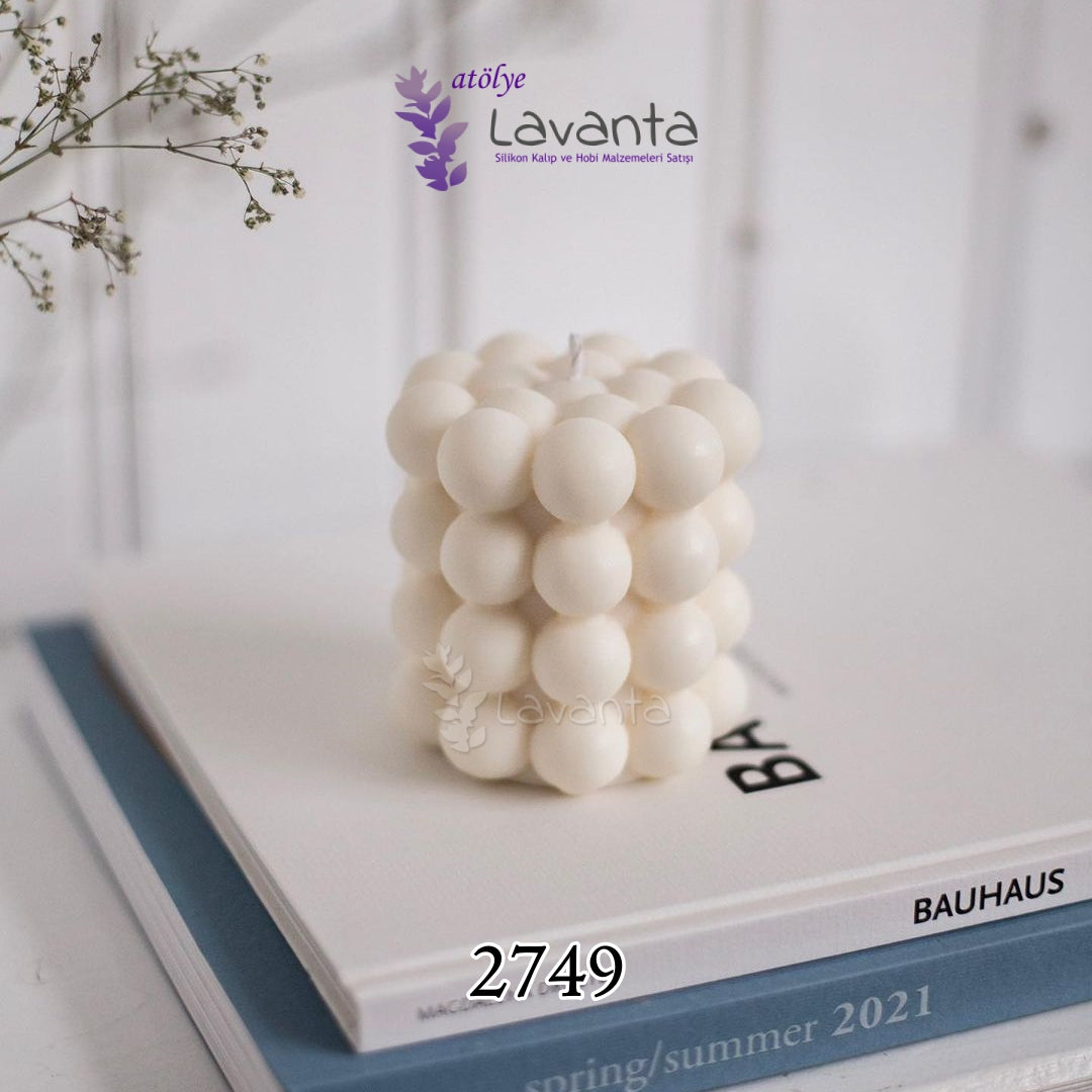 Silindir Bubble Mum Kalıbı