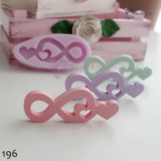 Sonsuz Aşkın İşareti Kokulu Taş Silikon Kalıbı