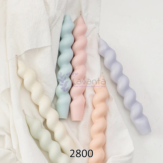 Spiral Şamdan Mum Kalıbı