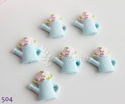 Sulama Kabında Çiçek Silikon Kalıbı