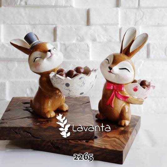 Sunumcu Tavşanlar Set Kalıpları