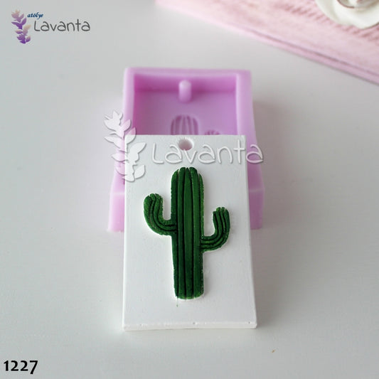 Tabanlıklı Kaktüs Silikon Kalıbı