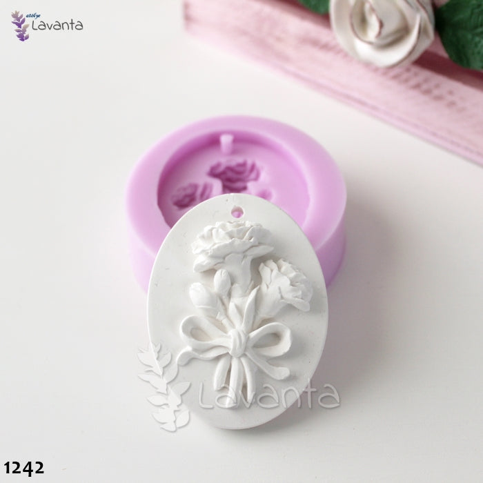 Tabanlıklı Karanfil Silikon Kalıbı