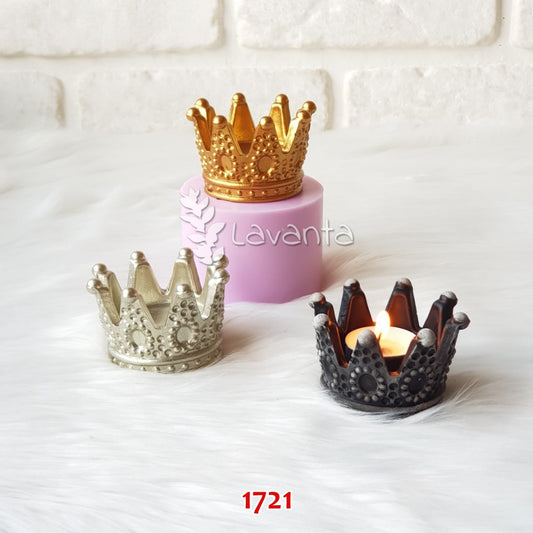 Taç Mumluk Kokulu Taş Silikon Kalıbı