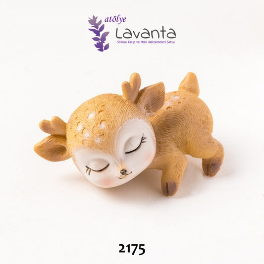 Tatlış Bebek Geyik Silikon Kalıbı