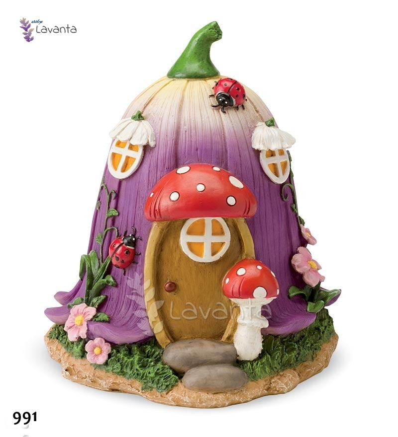 Teraryum Çiçek Ev Silikon Kalıbı