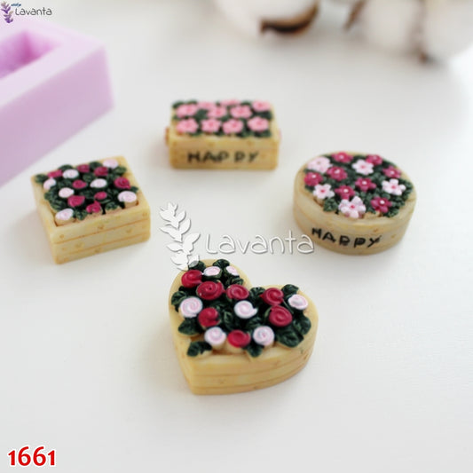 Çiçek Sepetleri Teraryum Kalıbı