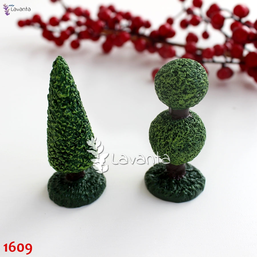 Teraryum Minik Ağaçlar Silikon Kalıbı