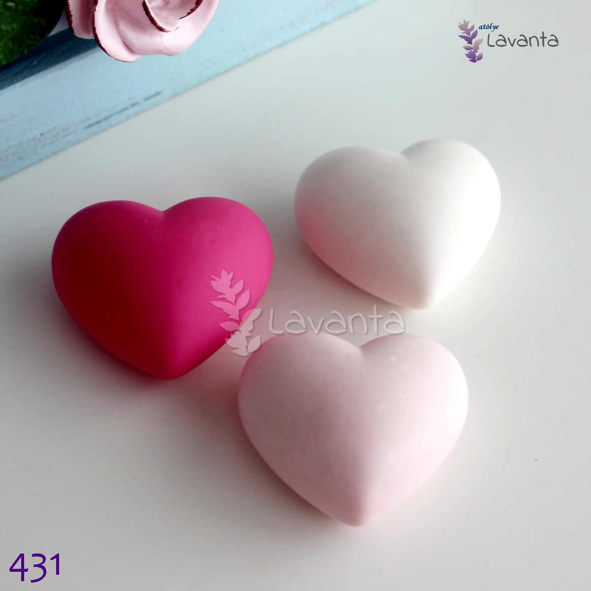 Tombul Kalp Silikon Kalıbı