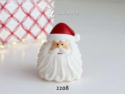 Tontiş Sakallı Noel Baba Silikon Kalıbı