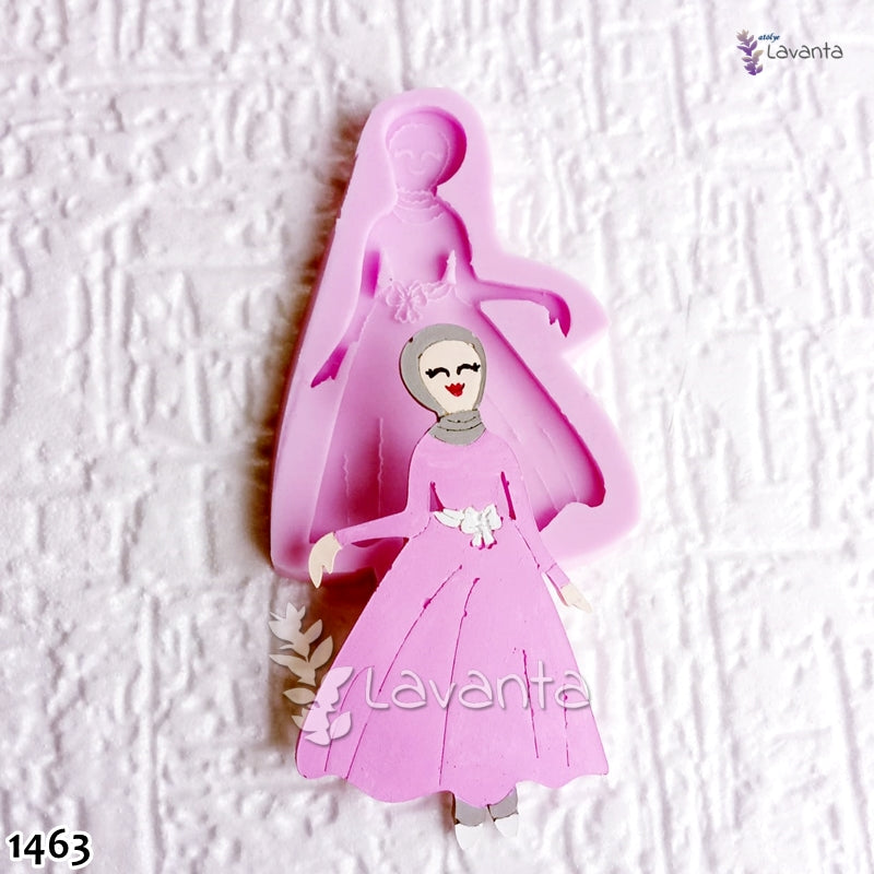 Türbanlı Bayan Silikon Kalıbı