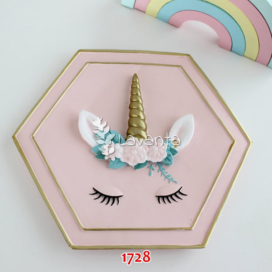 Unicorn Duvar Panosu Kokulu Taş Kalıbı