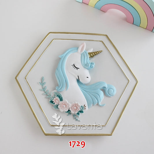Unicorn Duvar Panosu Kokulu Taş Silikon Kalıbı