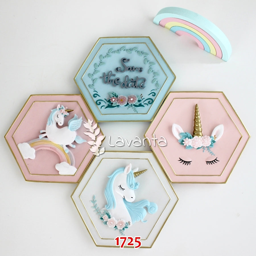 Unicorn Duvar Panosu Silikon Kalıbı