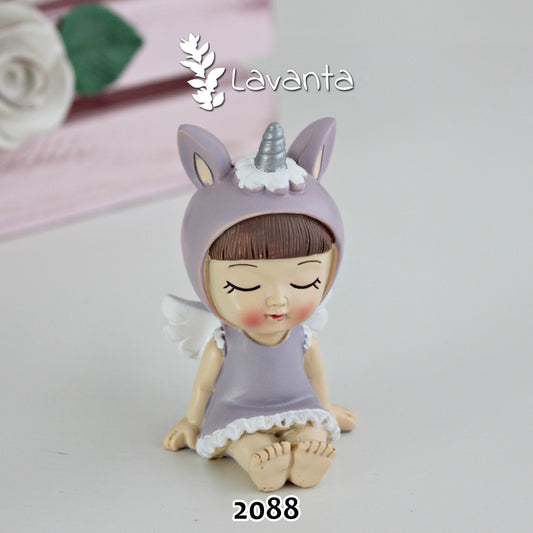 Unicorn Oturan Bebek Silikon Kalıbı