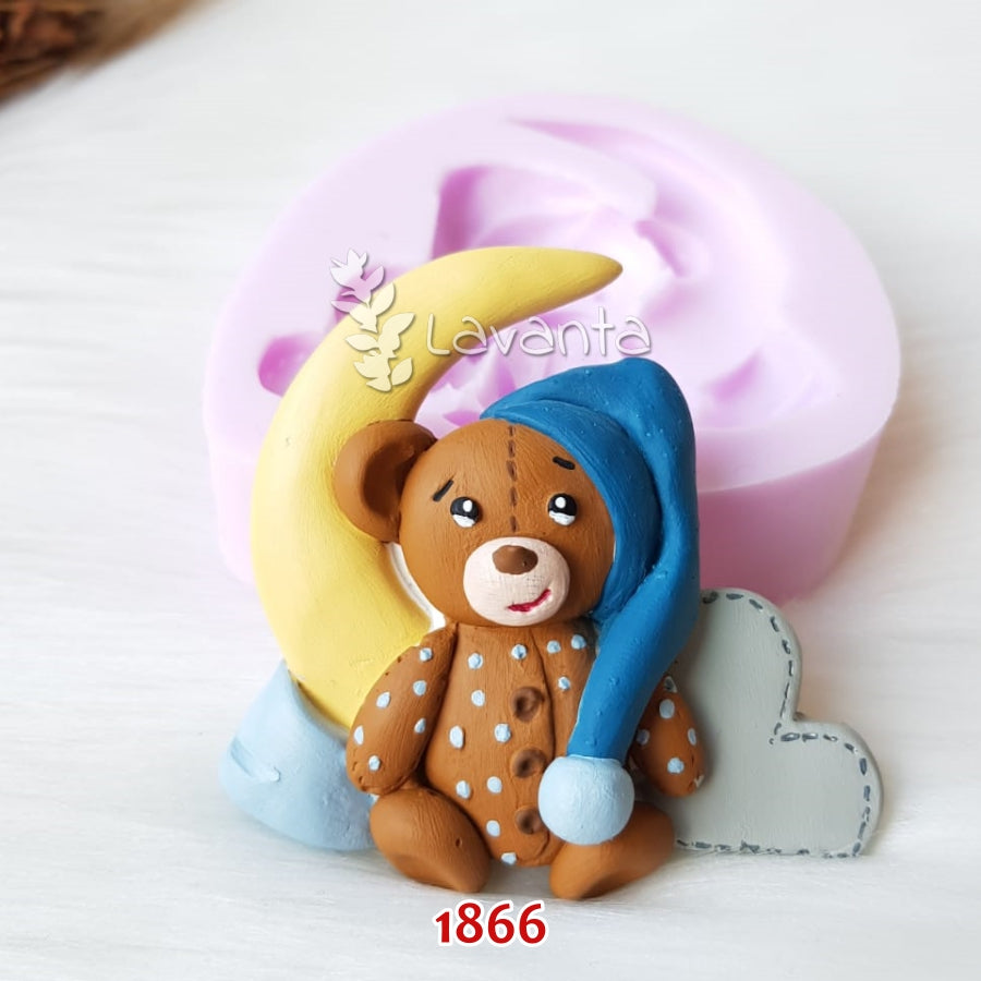 Uykucu Ayıcık Kokulu Taş Kalıbı