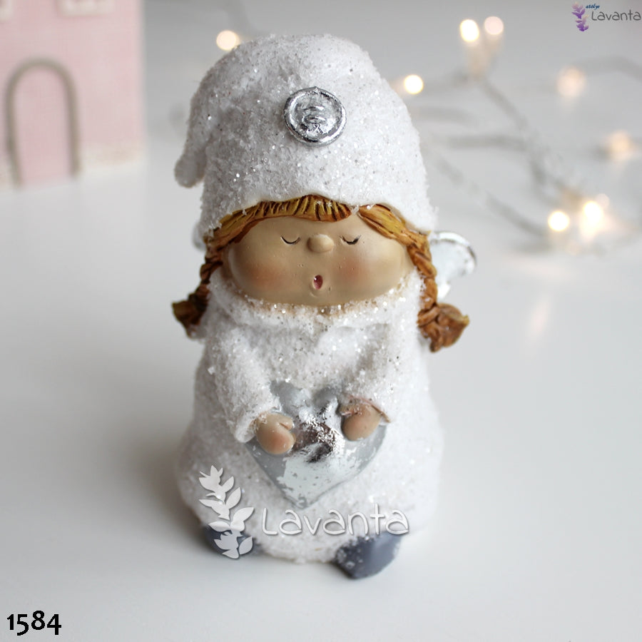 Uykucu Melek Kız Biblo Silikon Kalıbı