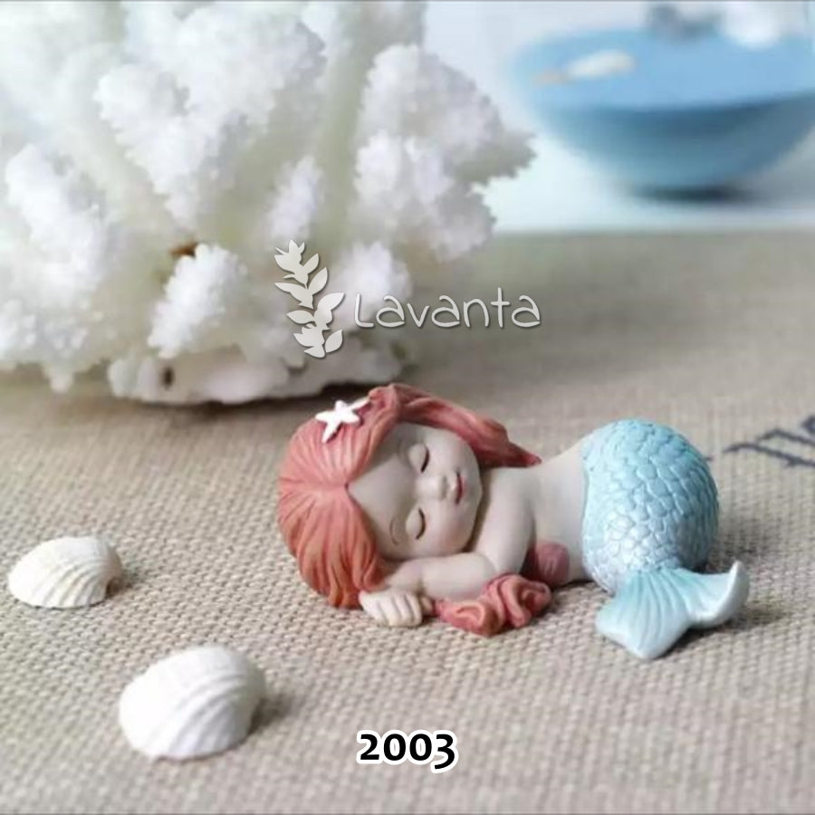 Uyuyan Deniz Kızı Silikon Kalıbı