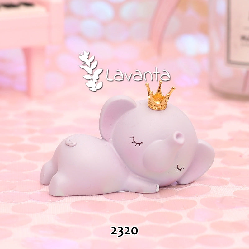 Uyuyan Küçük Fil Kalıbı