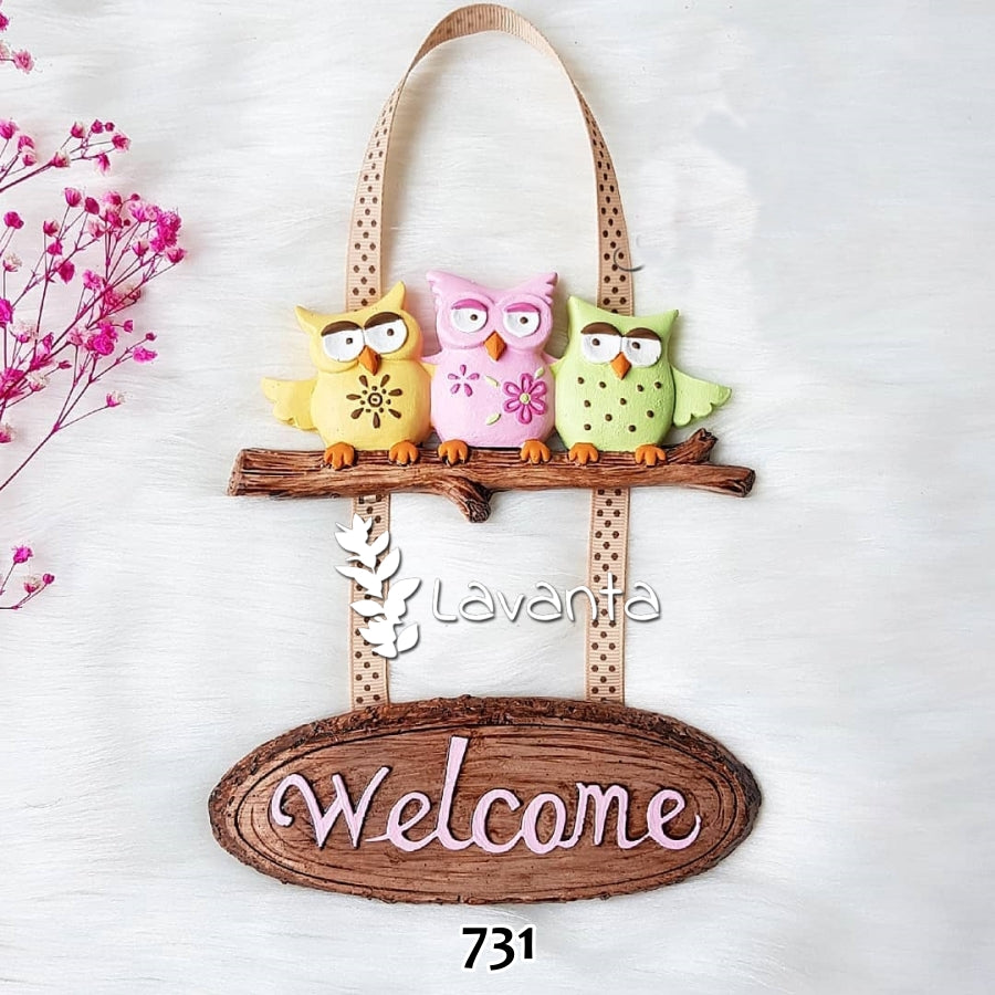 Welcome Baykuş Silikon Kalıbı