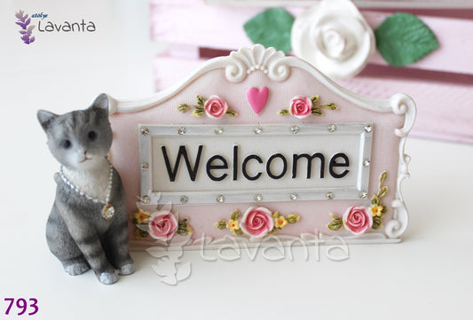 Welcome Kedi Silikon Kalıbı