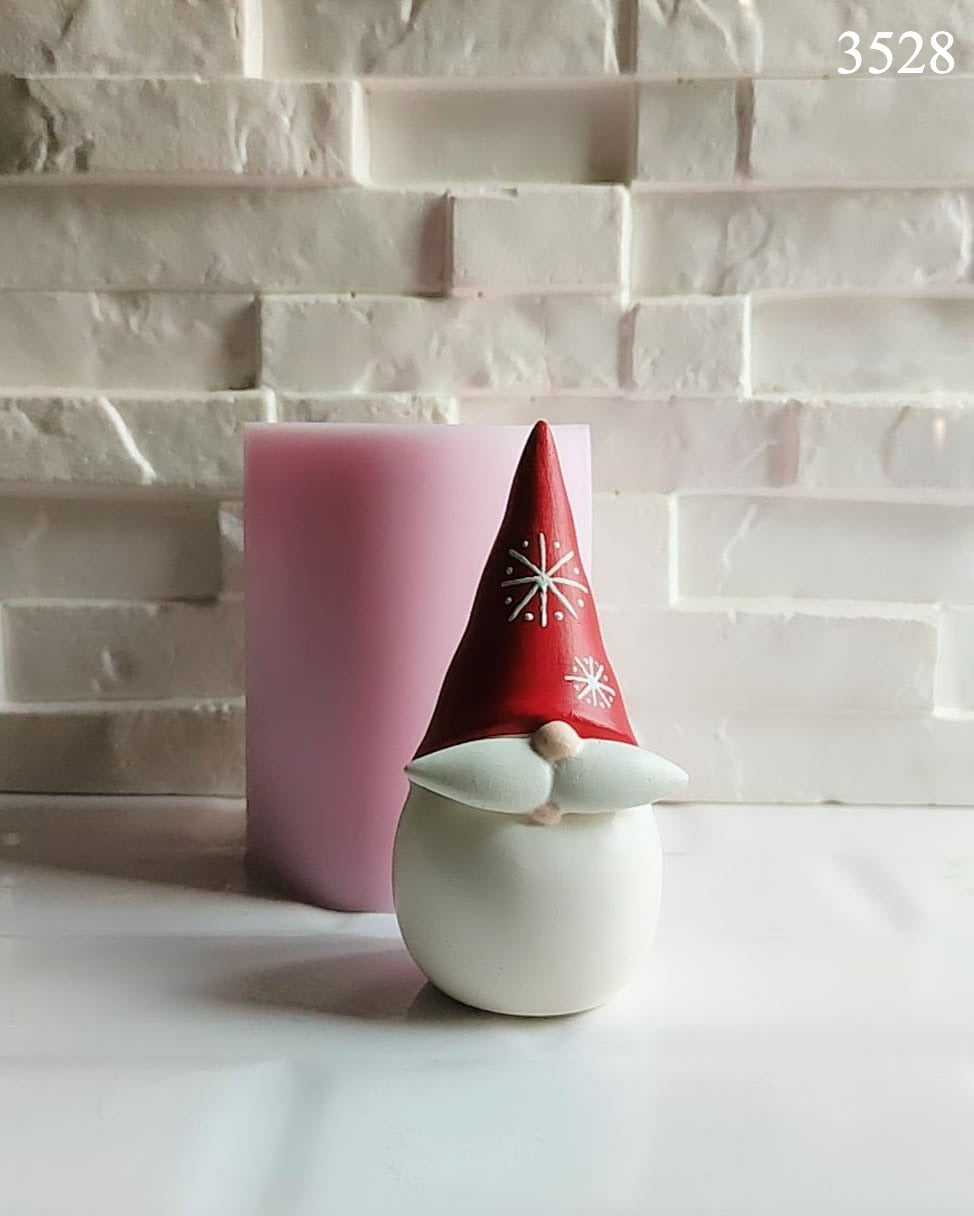 Bıyıklı Gnome Silikon Kalıbı