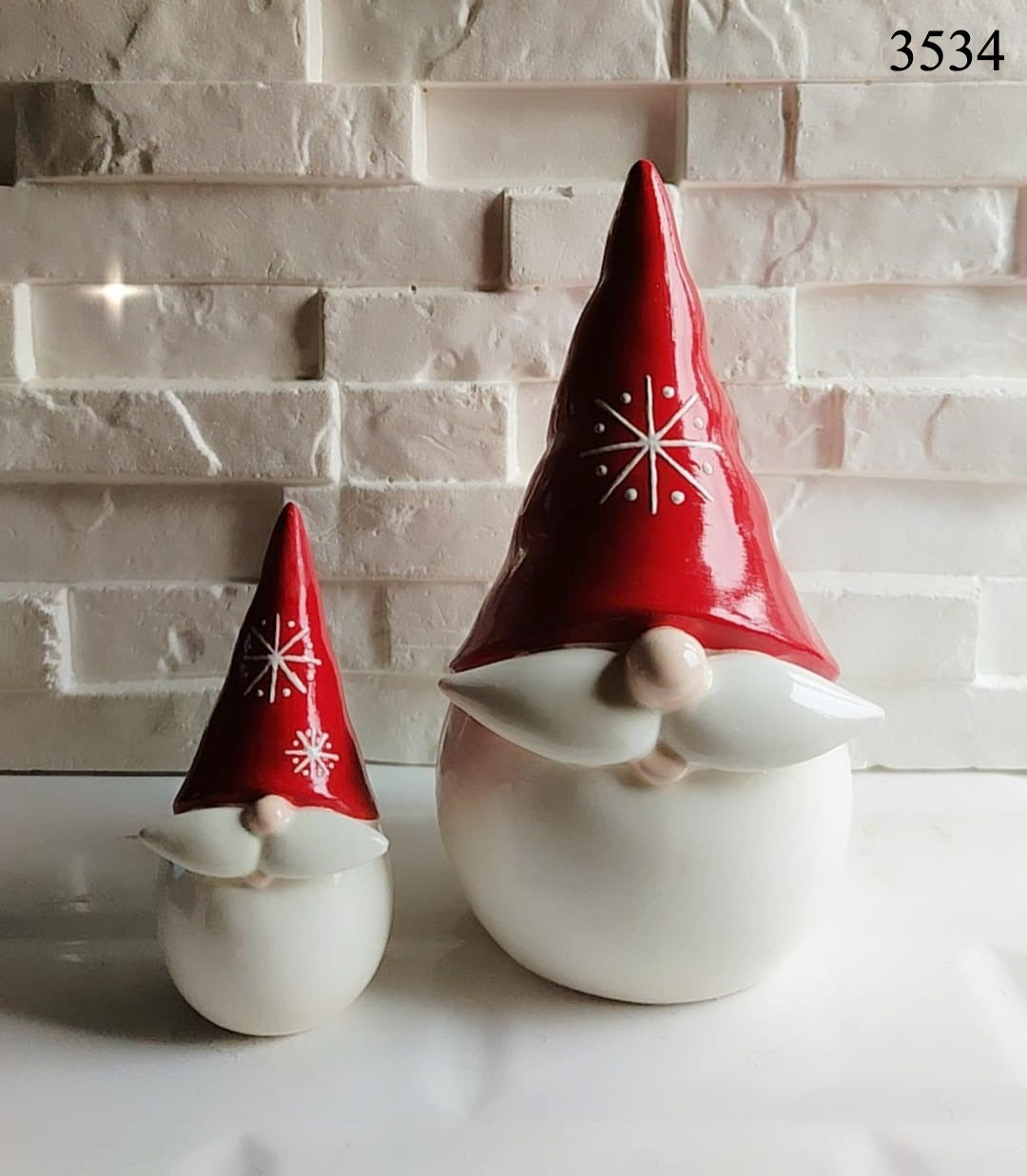 Bıyıklı Gnome 2'li Set Kalıbı