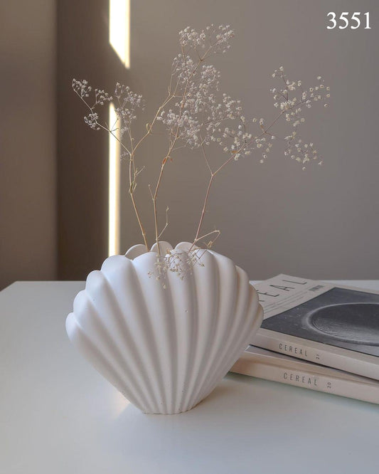 İstiridye Vazo Silikon Kalıbı