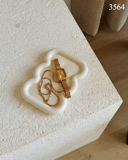 Kıvrımlı Sunumluk Silikon Kalıbı