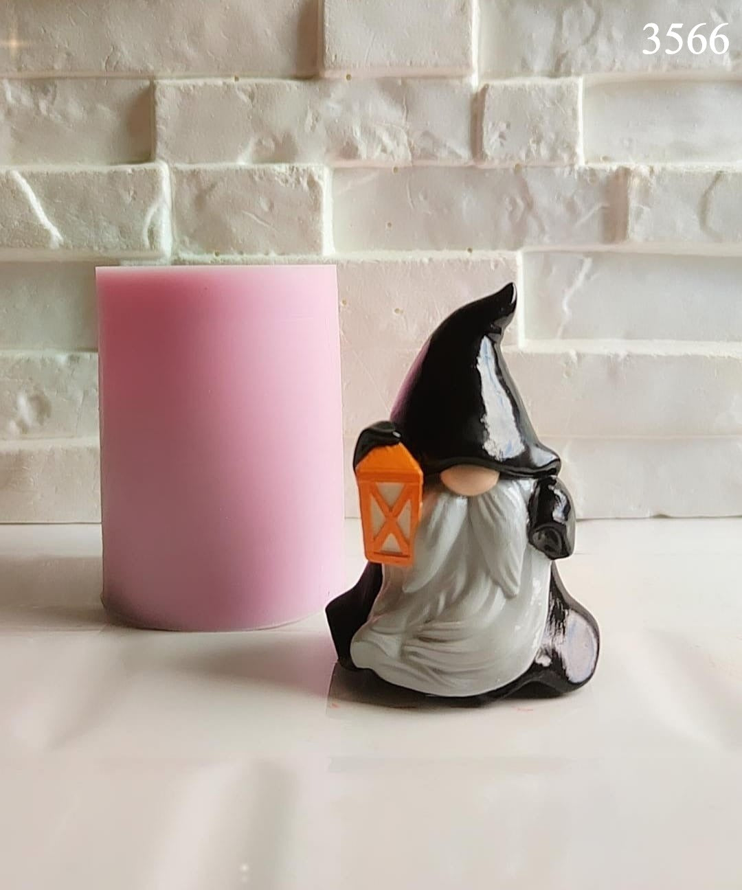 Fenerli Dekoratif Gnome Silikon Kalıp