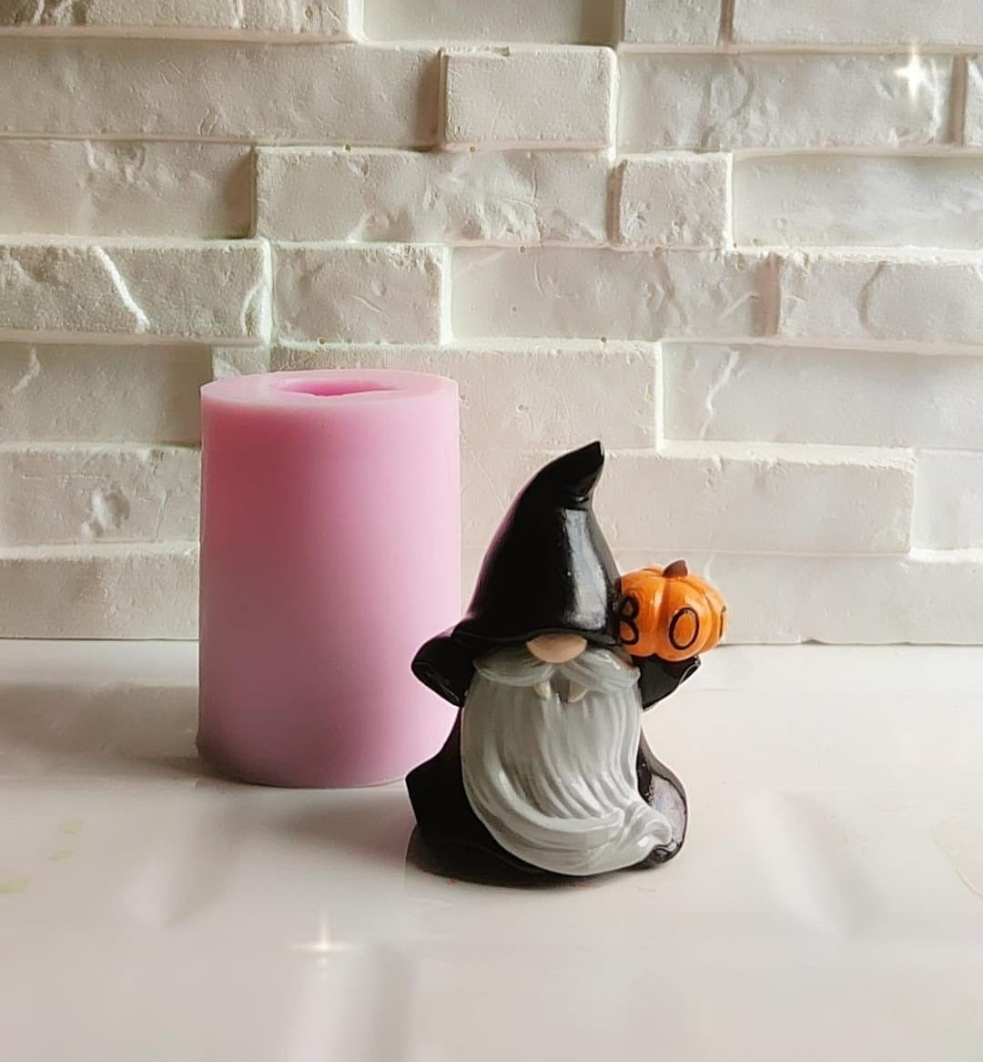 Kabaklı Dekoratif Gnome Silikon Kalıp