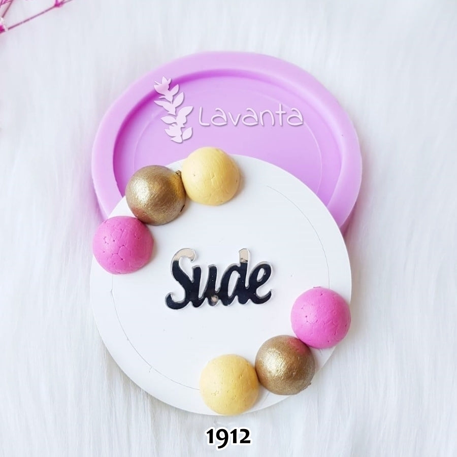 Yuvarlak Magnetlik Tabanlık Silikon Kalıbı