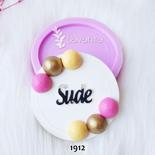 Yuvarlak Magnetlik Tabanlık Silikon Kalıbı