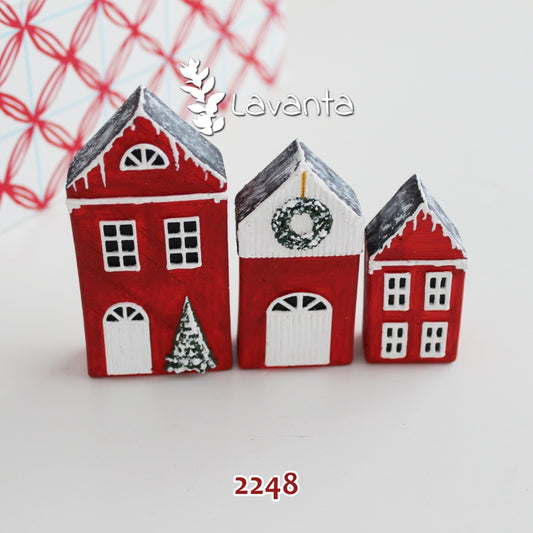 Yılbaşı Evleri Silikon Kalıpları