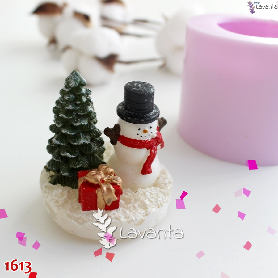 Teraryum Yılbaşı Kokulu Taş Silikon Kalıbı