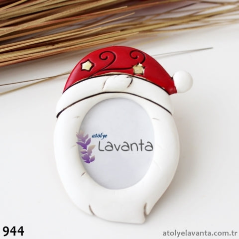 Yılbaşı Noel Baba Çerçeve Silikon Kalıbı